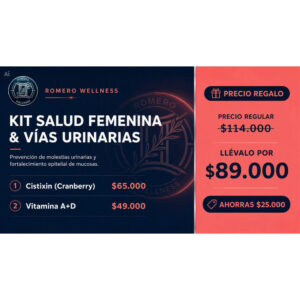 Kit Salud femenina & Vias Urinarias